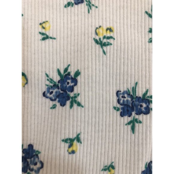Oshkosh 90s Floral Shirt Ribbed 3T New Made in USA NWT - Picture 11 of 11